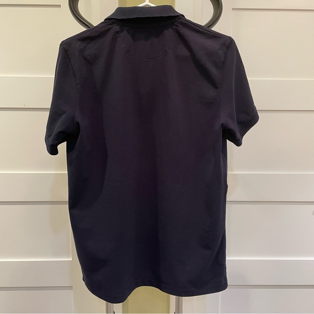 Navy Blue Men's Polo Shirt by Bugatti - Picture 9 of 10